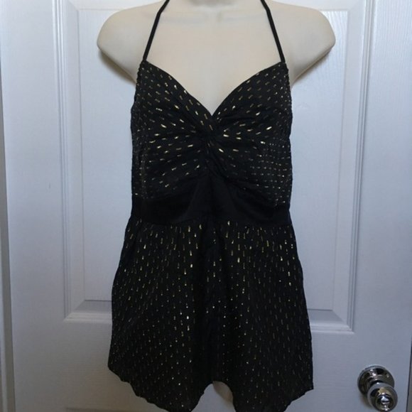 Silk French Connection Size 4 Halter Top - Picture 1 of 1